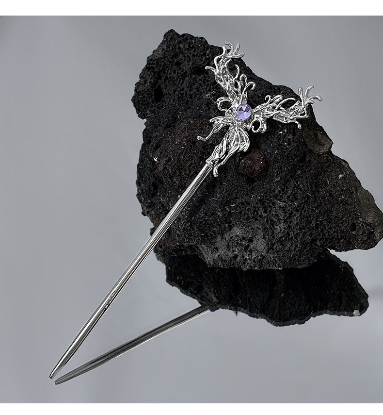 The Antique Design Of Liquid Butterfly Hairpins Is Irregular