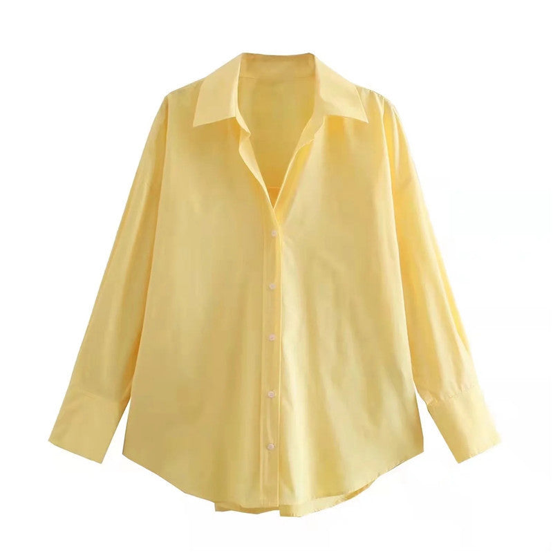 Urban Casual Multi-color Poplin Shirt