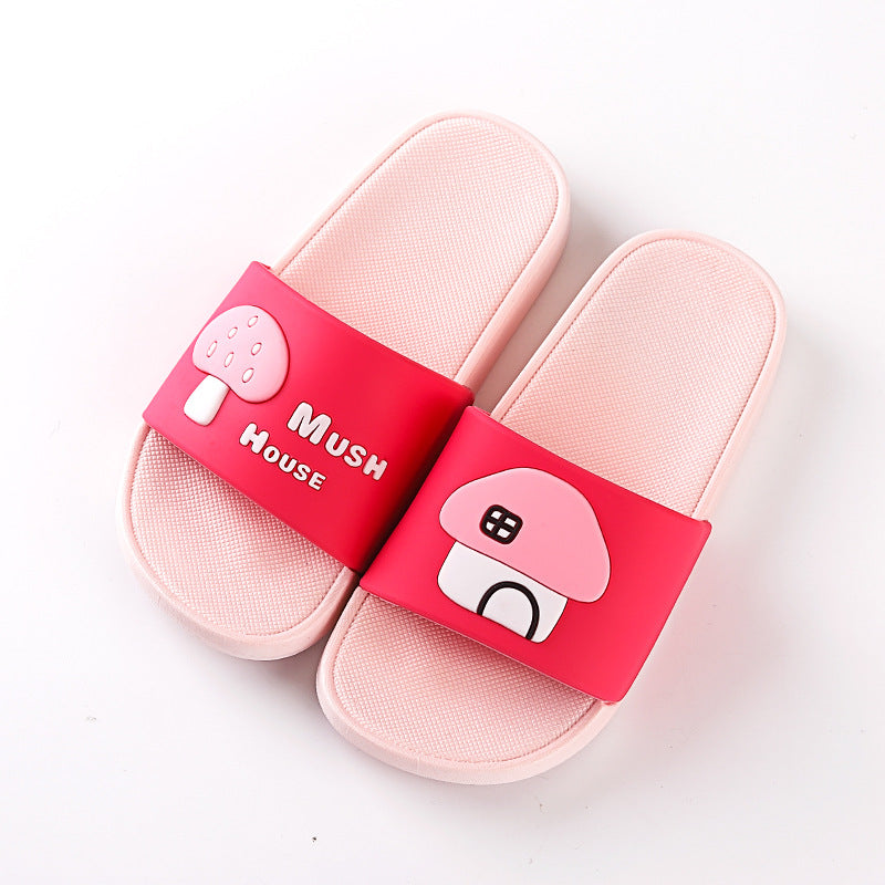 New Mushroom Household Slippers Women's Anti-skid PVC