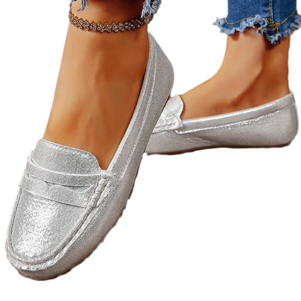 Cross-border Flat Gommino Women's Spring And Summer Soft Bottom