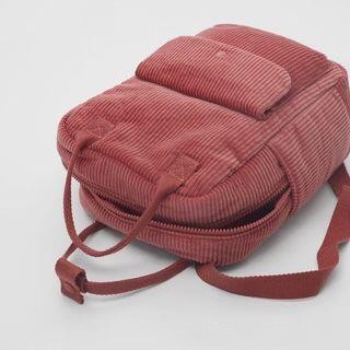 Children's Backpack Corduroy Portable Abrasion Resistant