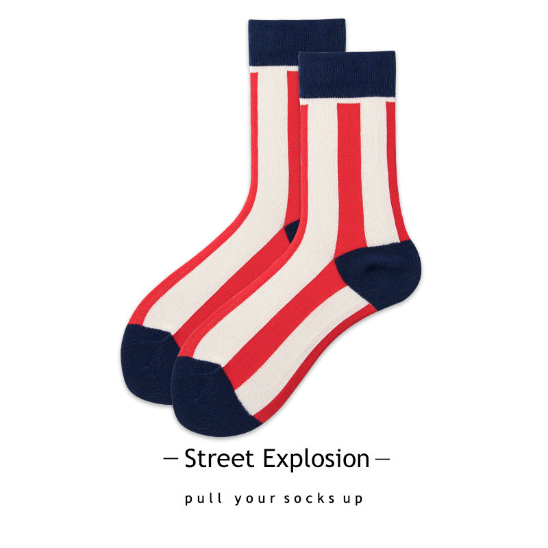 Cartoon Jacquard Sports Skate Socks