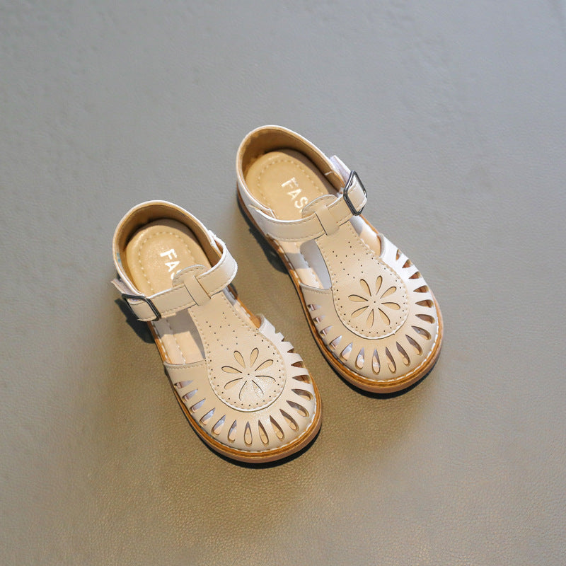 Children's Cutout British Soft Sole Sandals