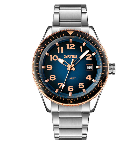 Fully Automatic Quartz Watch With Student Waterproof Transparent Bottom