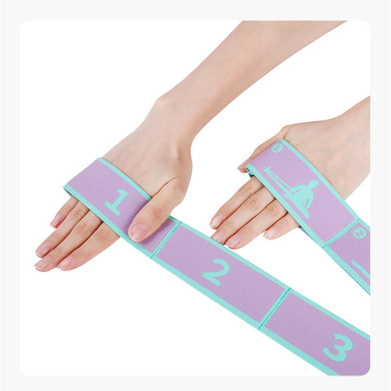 Upgraded Segmented Digital Yoga Elastic Band Exercise Stretching
