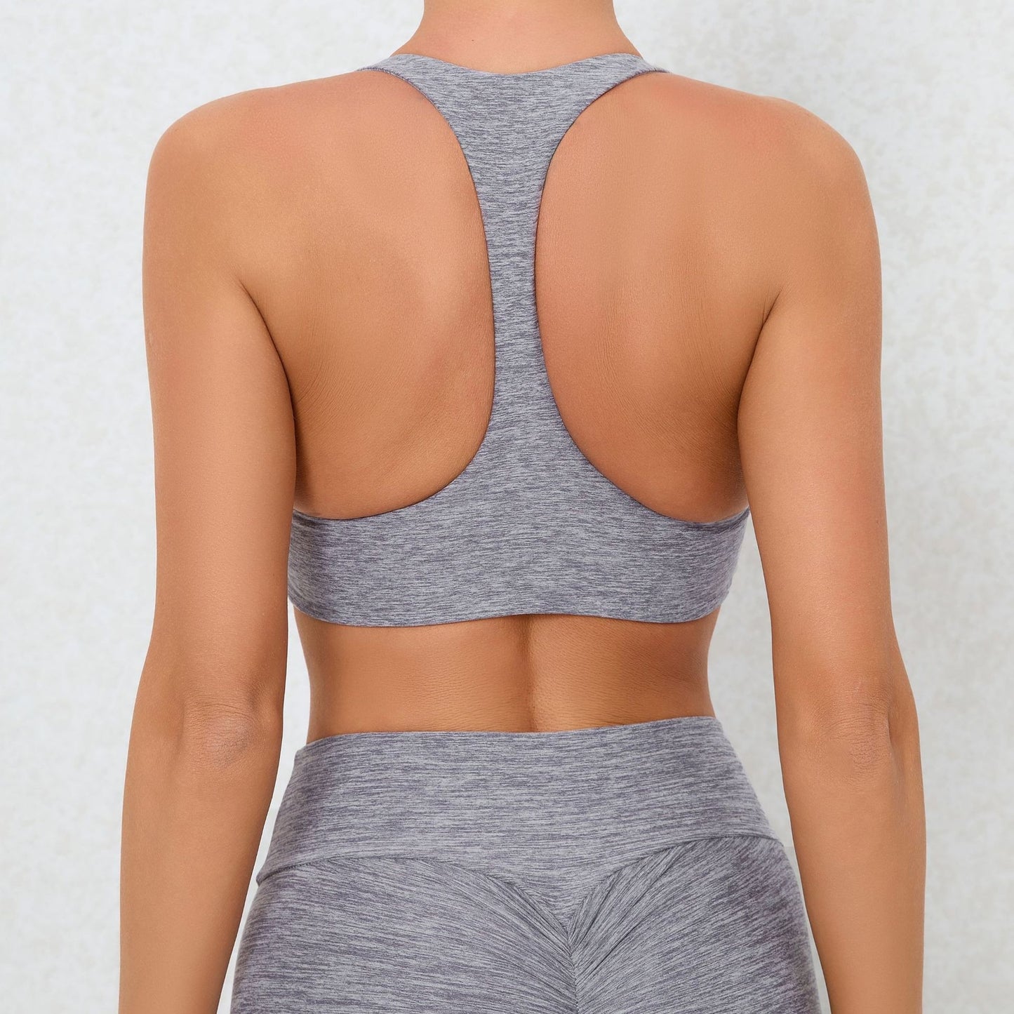 Nude Feel Sportsundertøj Stødsikker Push-up Rem Yoga-bh