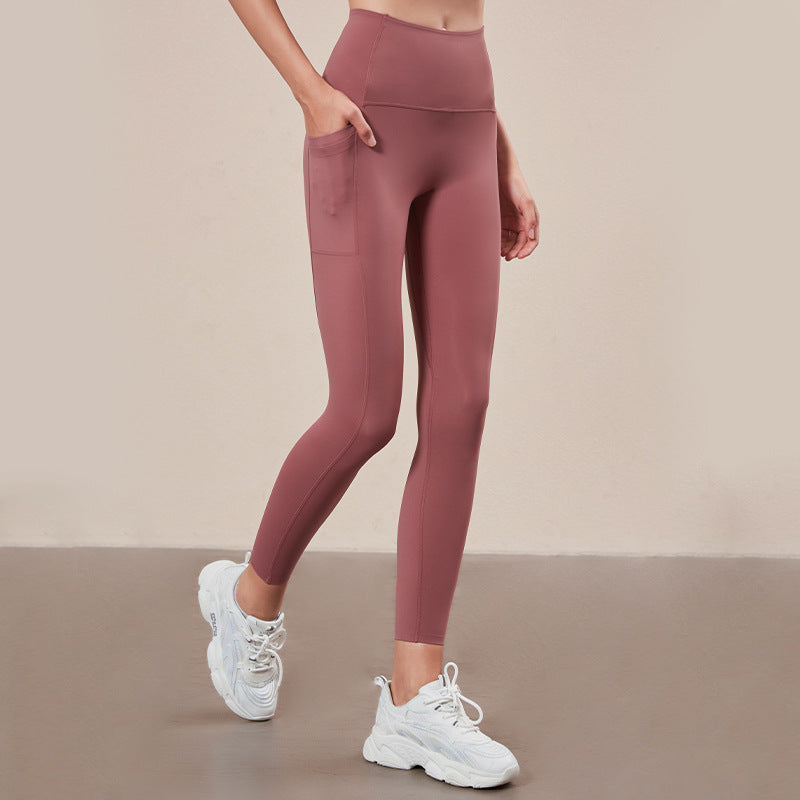 Women's Seamless Tight High Waist Hip Lift Sports Fitness Pants