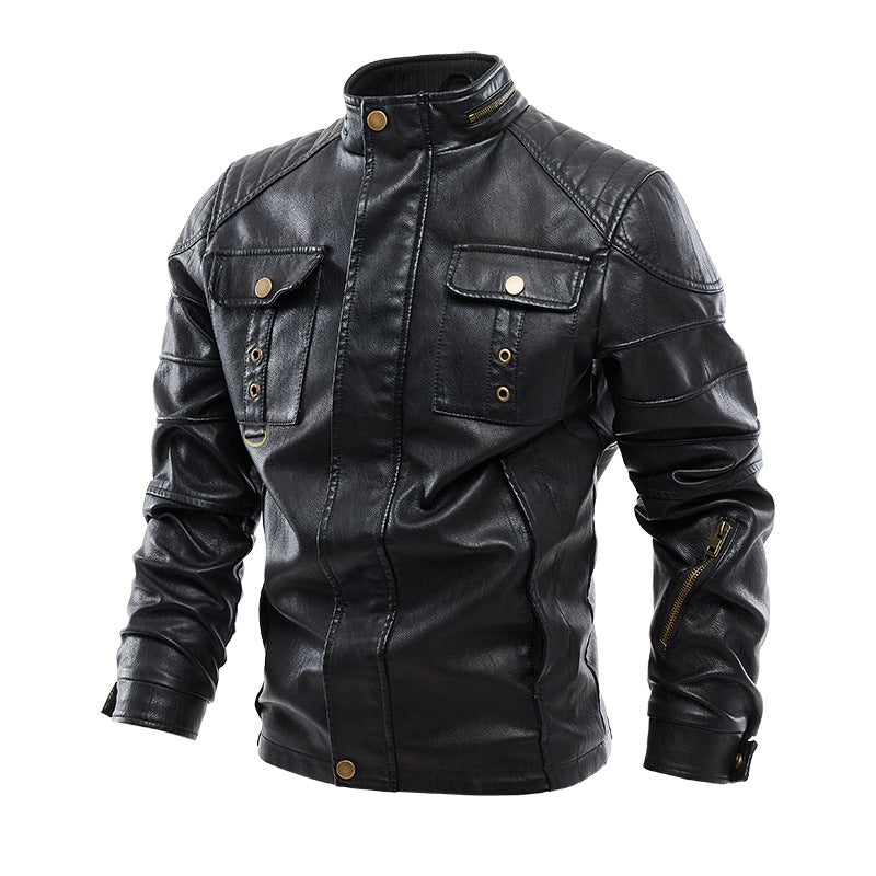 Leather Single Layer Cool And Handsome