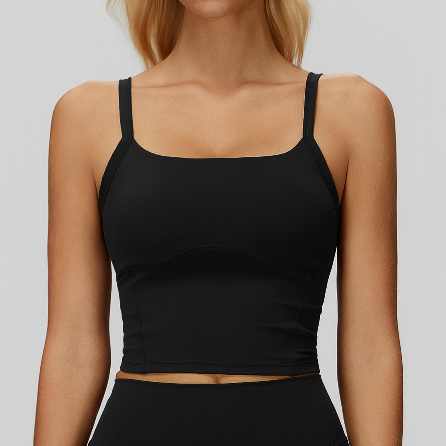 Brushed Yoga Vest Beauty Back Double-shoulder Strap Sports Vest