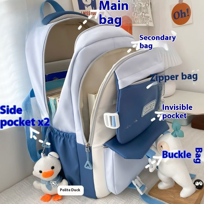 High School Student Versatile Mori Schoolbag Female