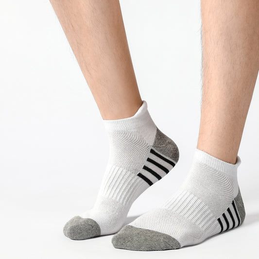 Cotton Socks Solid Color Terry Thick Head Heel Sports