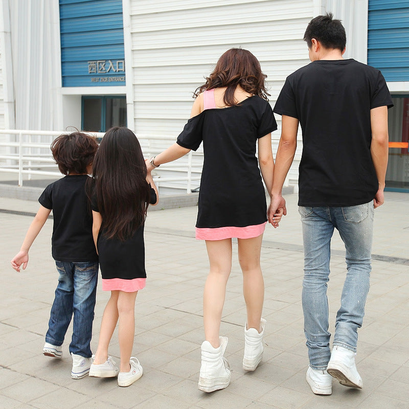 New Korean-style Family Matching Outfits For Parents And Kids