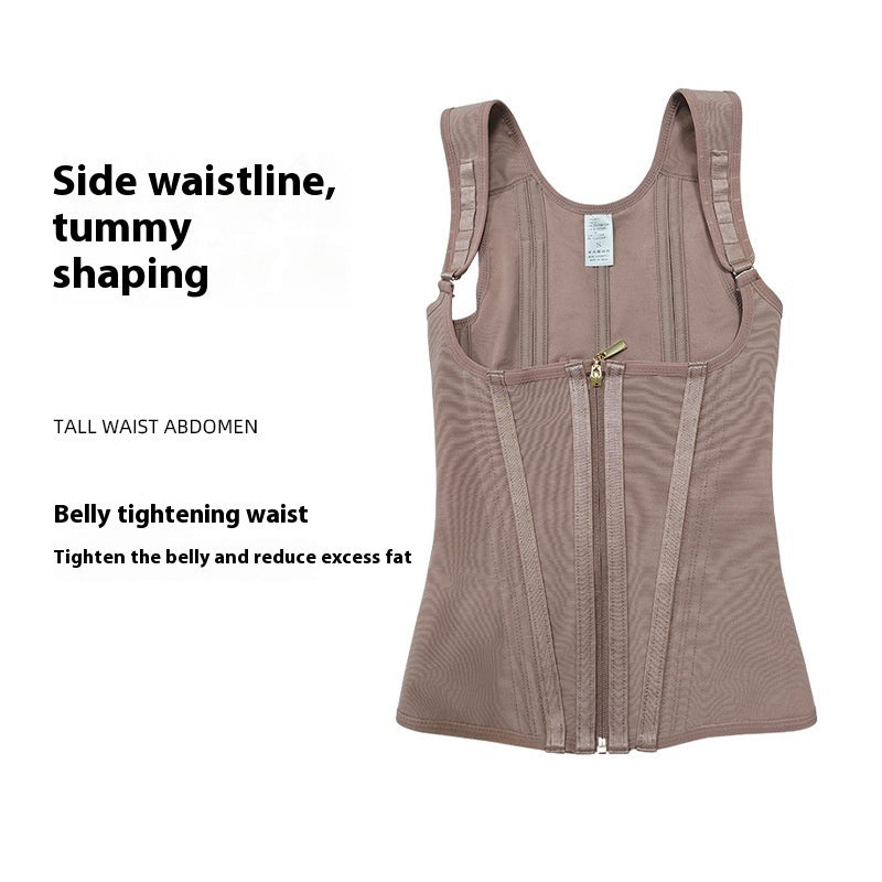 Mesh One-piece Corset Waist Girdling Belly Contraction Hip Lifting Corset