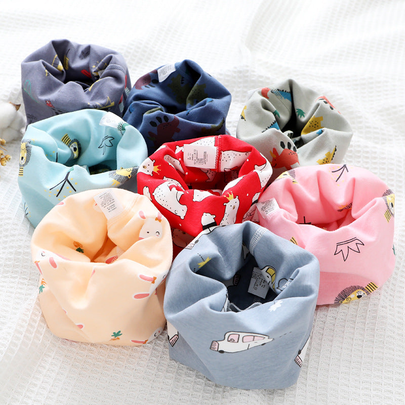 Cotton Autumn And Winter Windproof Warm Cartoon Bandana