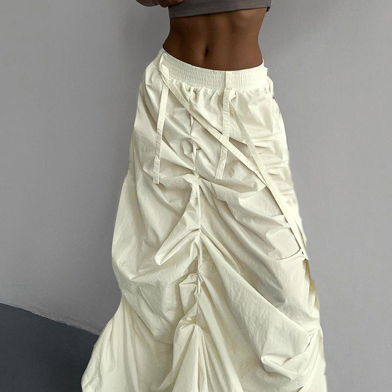 Elegant Slim-fit Pleated Workwear For Skirt Women