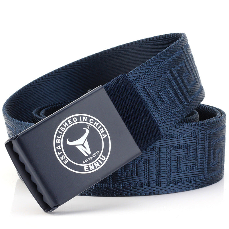 Nylon Outdoor Leisure Metal Buckle Belt