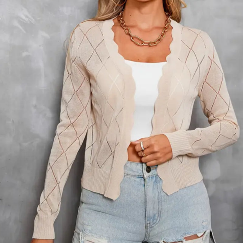 Cold-themed Cardigan Top