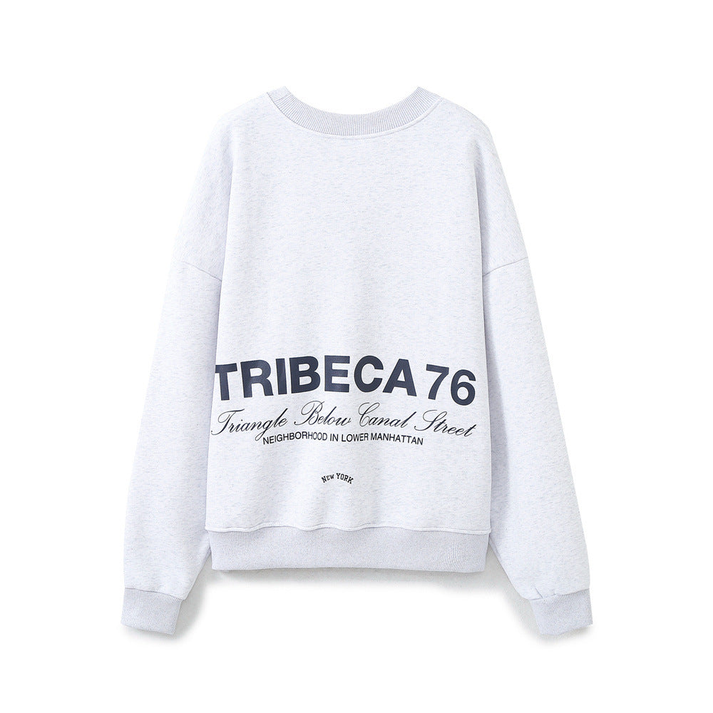 Women's Fashion Character Embroidery Flannel Sweater