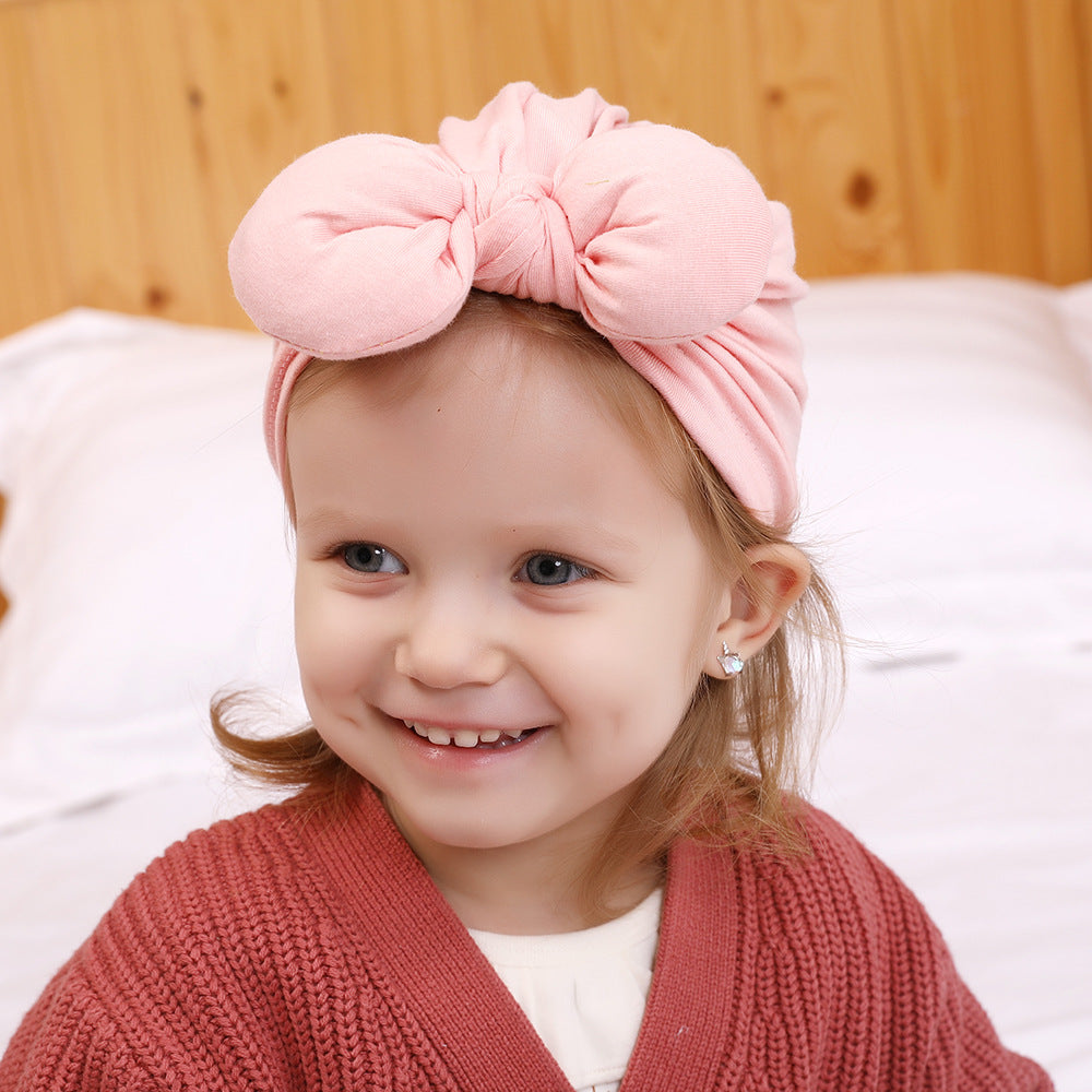 Cotton Spring And Summer Infant Indian Hat Bow Baby