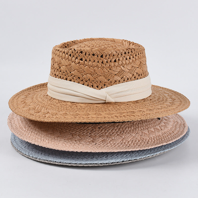 New Ladies Handwoven Sunscreen Straw Hat