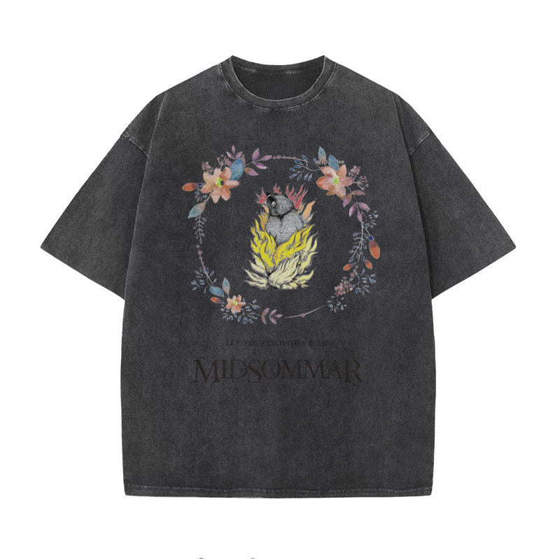 Spring And Autumn Old Men's Short-sleeved T-shirt