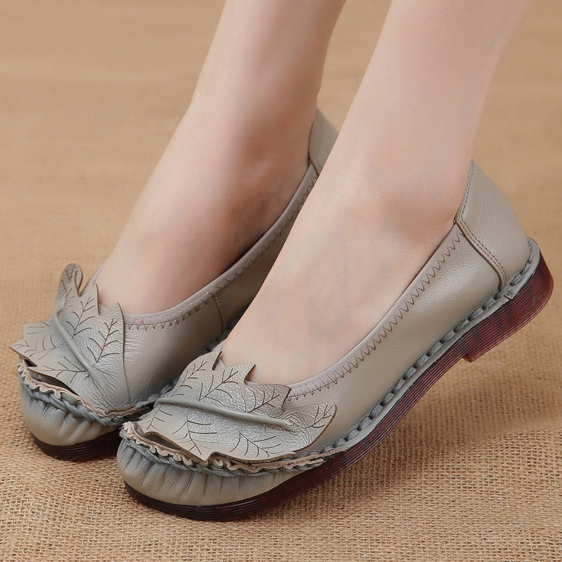 Oxford Flat Women's Leather Flat Shoes