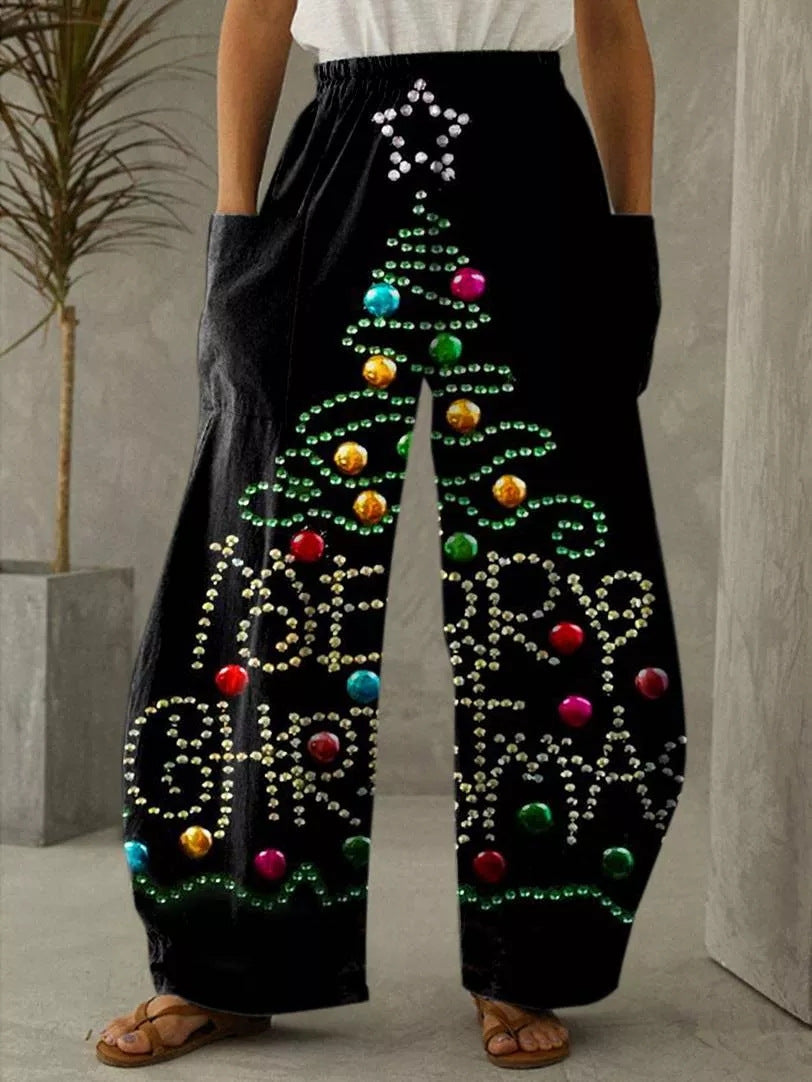 Ins Christmas Casual Pants In Europe And America
