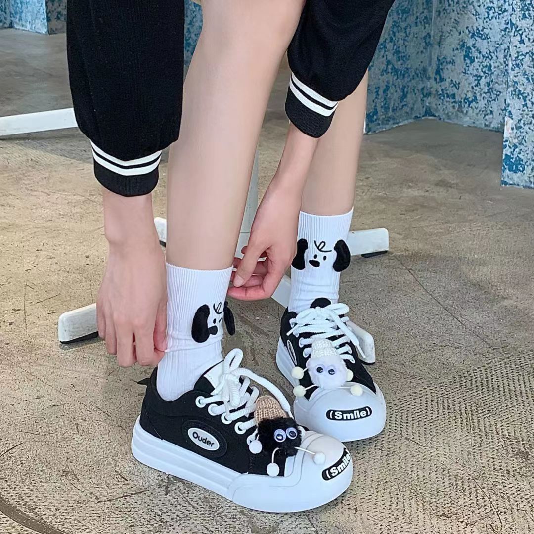 Women's Fashion Three-dimensional All-match Doll Socks