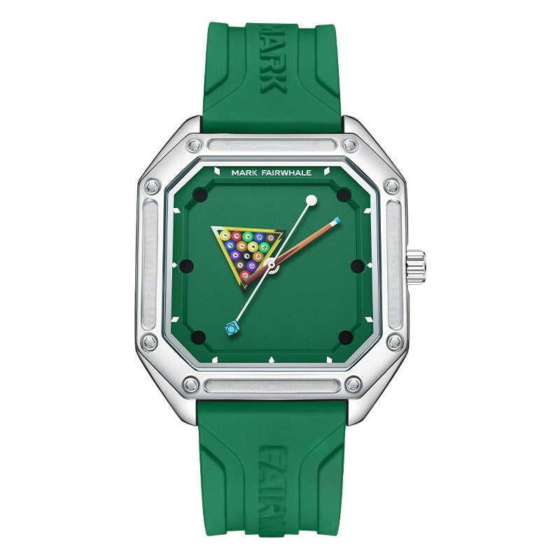 Creative Watch Quartz Wristwatch Personalized Men's With A Billiards-themed Dial