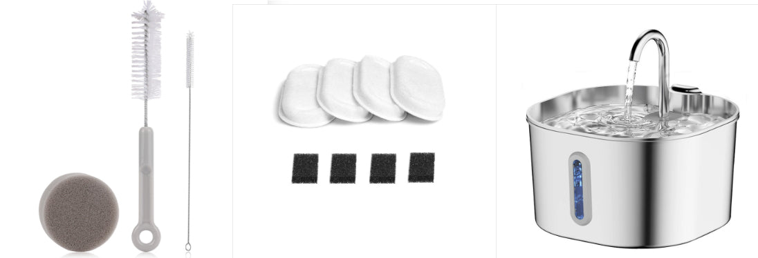 Stainless Steel Smart Pet Water Dispenser Automatic Circulation Large Capacity