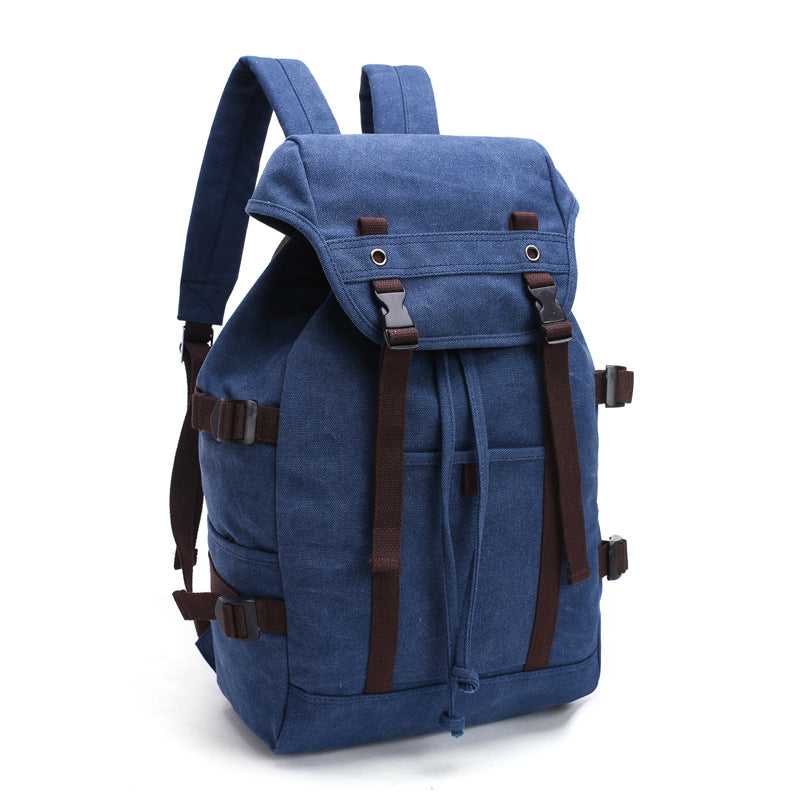 New Casual Street Versatile Canvas Backpack