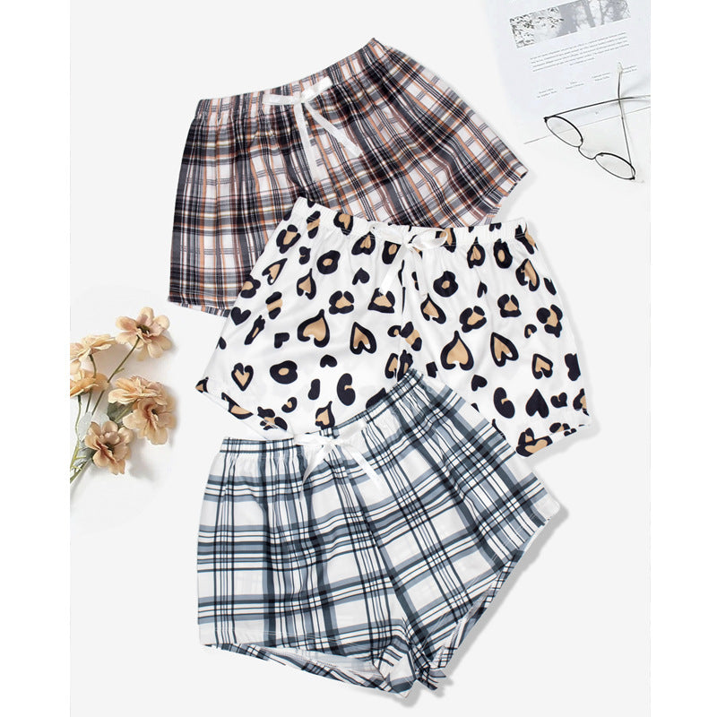 Summer Women's Milk Silk Thin Casual Shorts