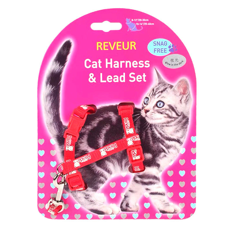 Cat Chest Strap Night Reflective Anti-lost
