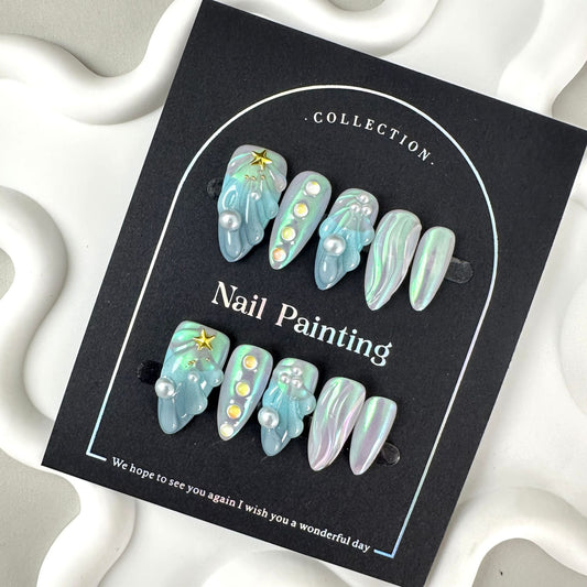 HAILANG Shell Nail Stickers Wear Nail Tip High-grade Summer