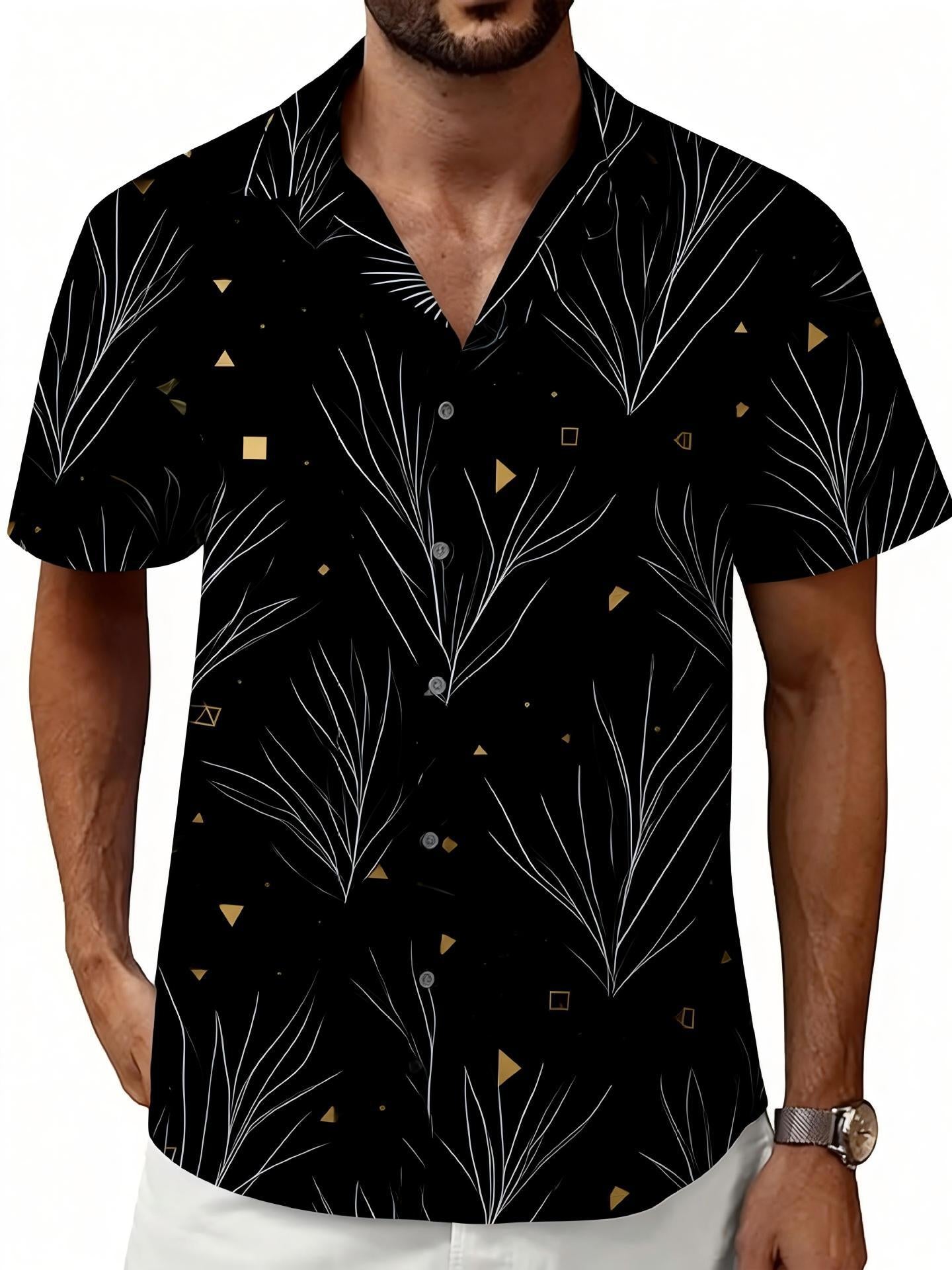 Men's Printed Casual Fashion Short-Sleeve