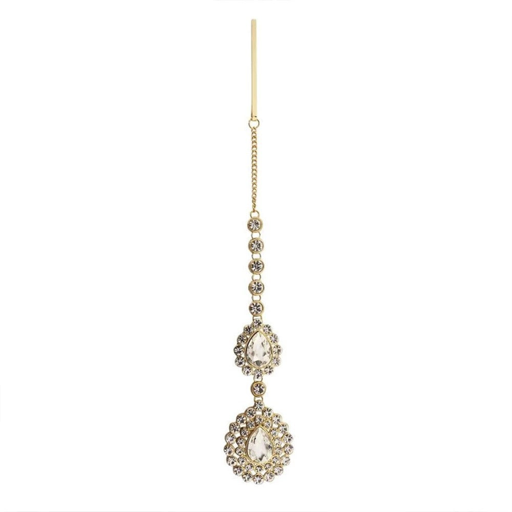 Simple Stylish Water Drop Forehead Chain Headdress Hair Band