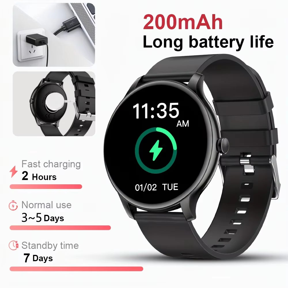 2025 New Smart Watch Bluetooth Talk 1.52-Inch Touch Screen Men'S Sports Watch Smart Watch Women'S Holiday Gift