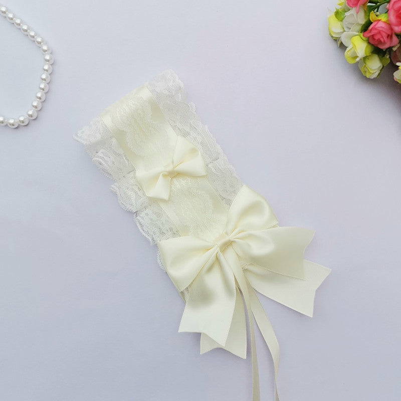 Lolita Headband Headwear Handmade Lace Bow