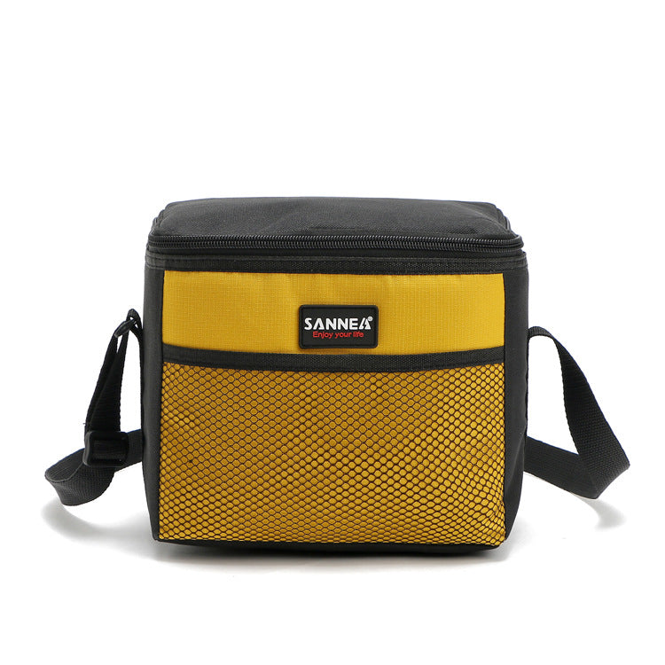 Oxford Cloth Insulated Lunch Bag Student Outdoor Picnic Bag Portable