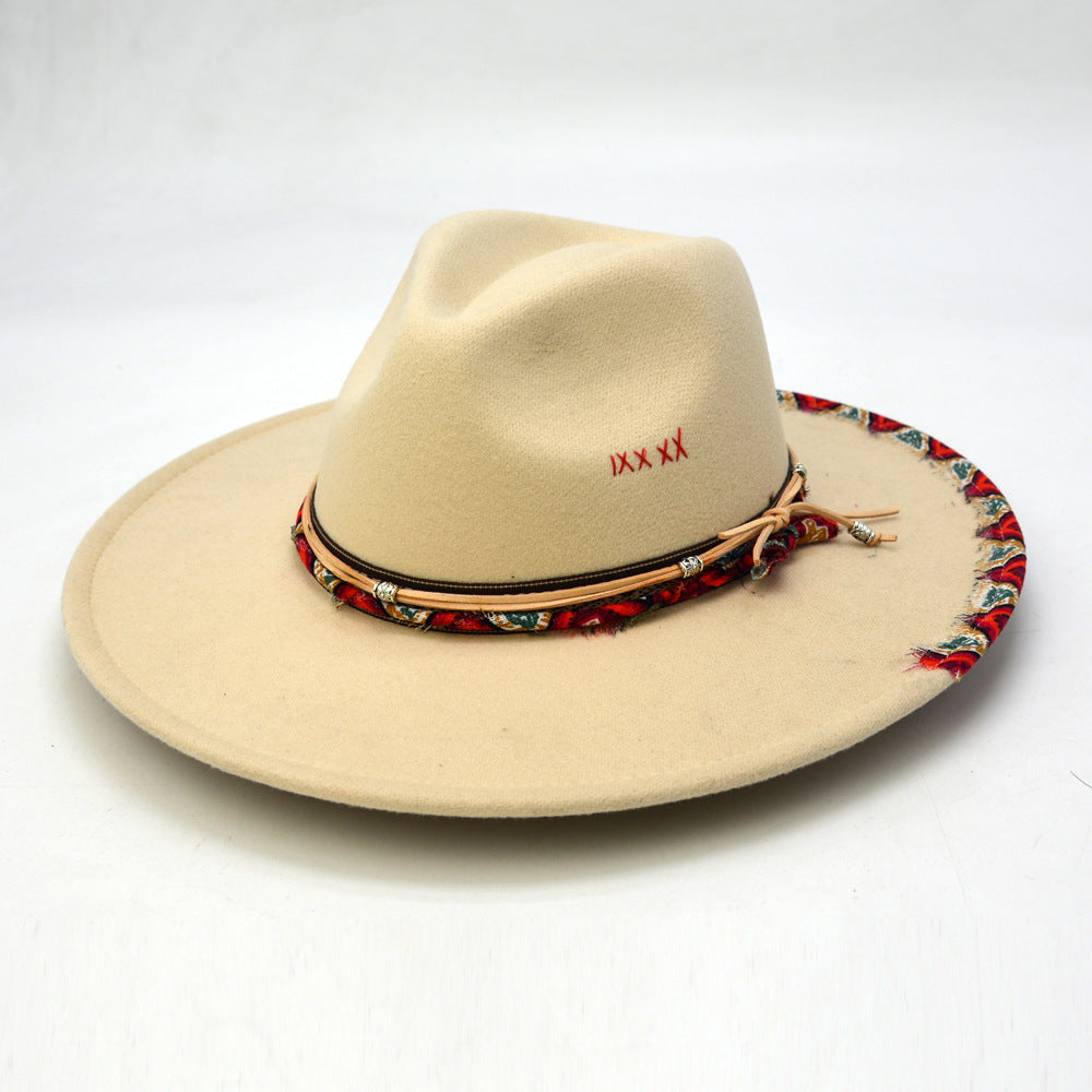 Fashion Retro Original Design Fedora Hat European And American Fur Felt Hat