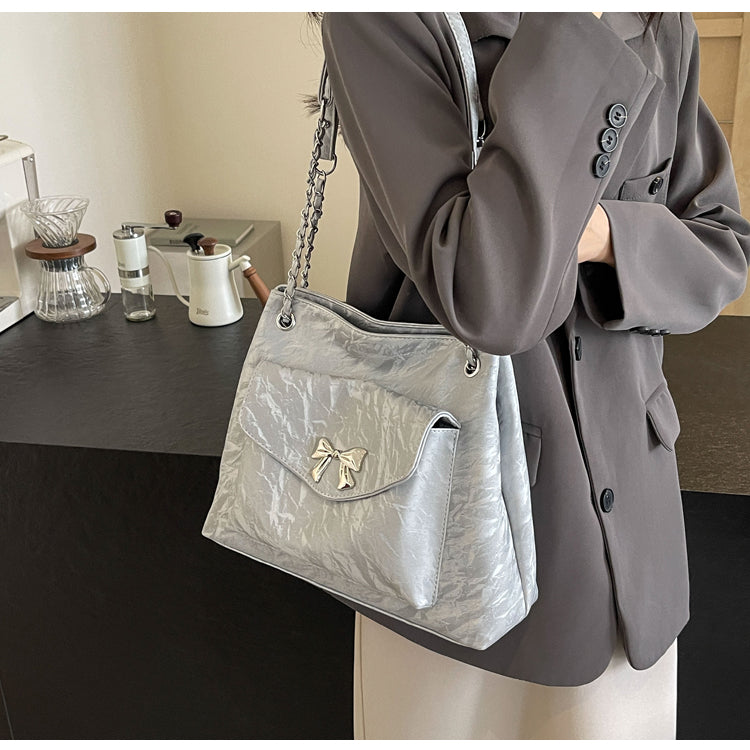 Women's Large Capacity Crossbody Fashionable Versatile College Student Class Bag