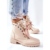 New Mid Tube Comfortable Black Fashion Rivet Boots For Autumn And Winter