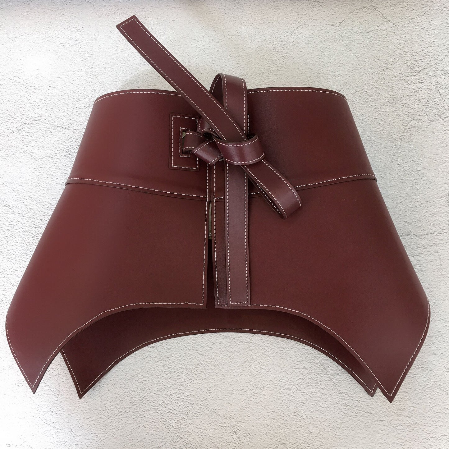 Fashionable Simple All-match Belt Leather Lace-up Decorative Waistband