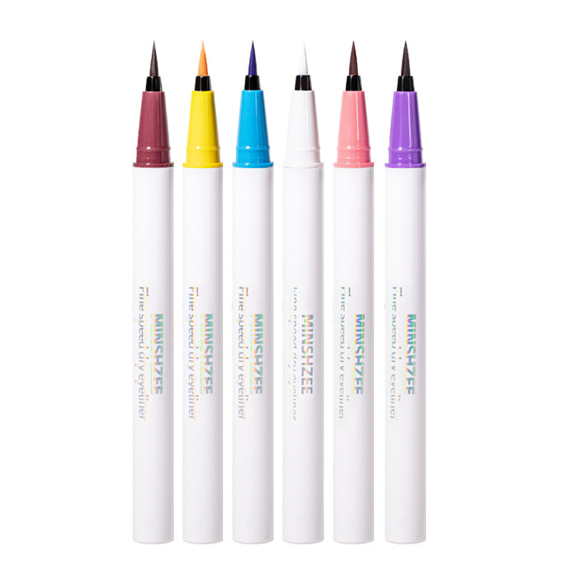 Eyeliner  Xizhi Color Non-smudge Extra Fine Red Waterproof Long-lasting Liquid Eyeliner Pen