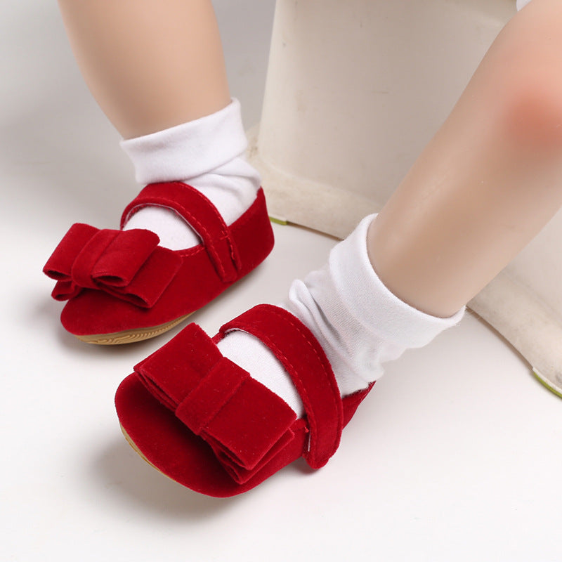 Baby Rubber Sole Princess Toddler Shoes