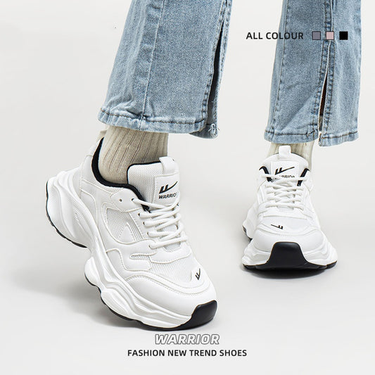 Breathable Mesh White Shoes Women's Sneakers