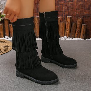 New Womens Low Heeled Casual Boots