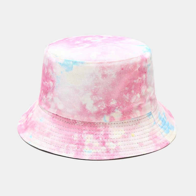 Summer Outdoor Tie-dyed Double-sided Sun Protection Hat