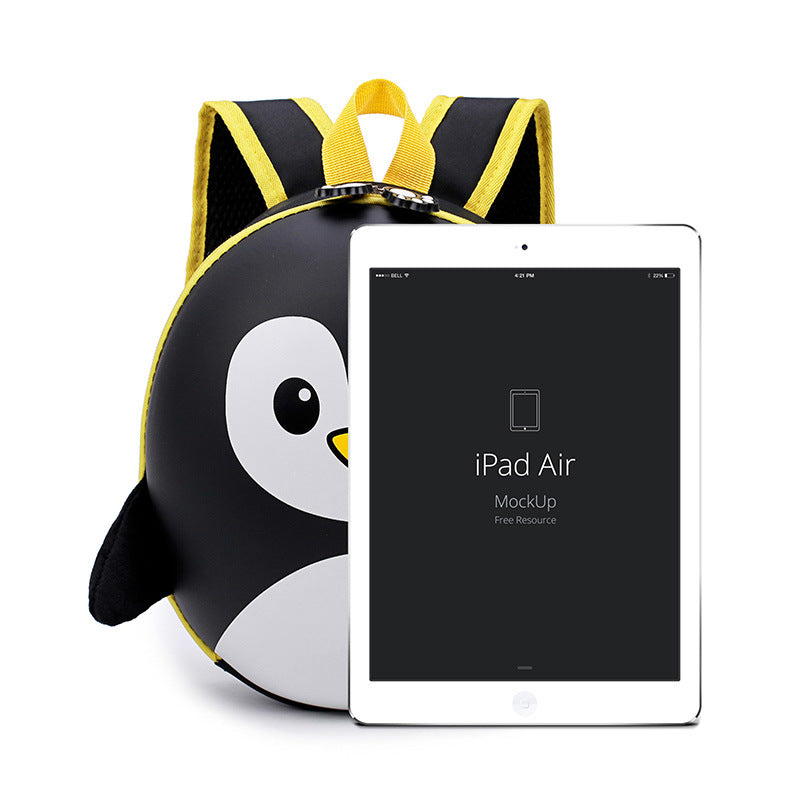 Cartoon Little Penguin Hard Shell Bag