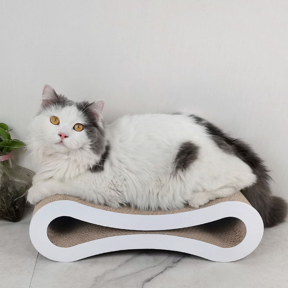 Eight-shaped Large Cat Toy Corrugated Paper